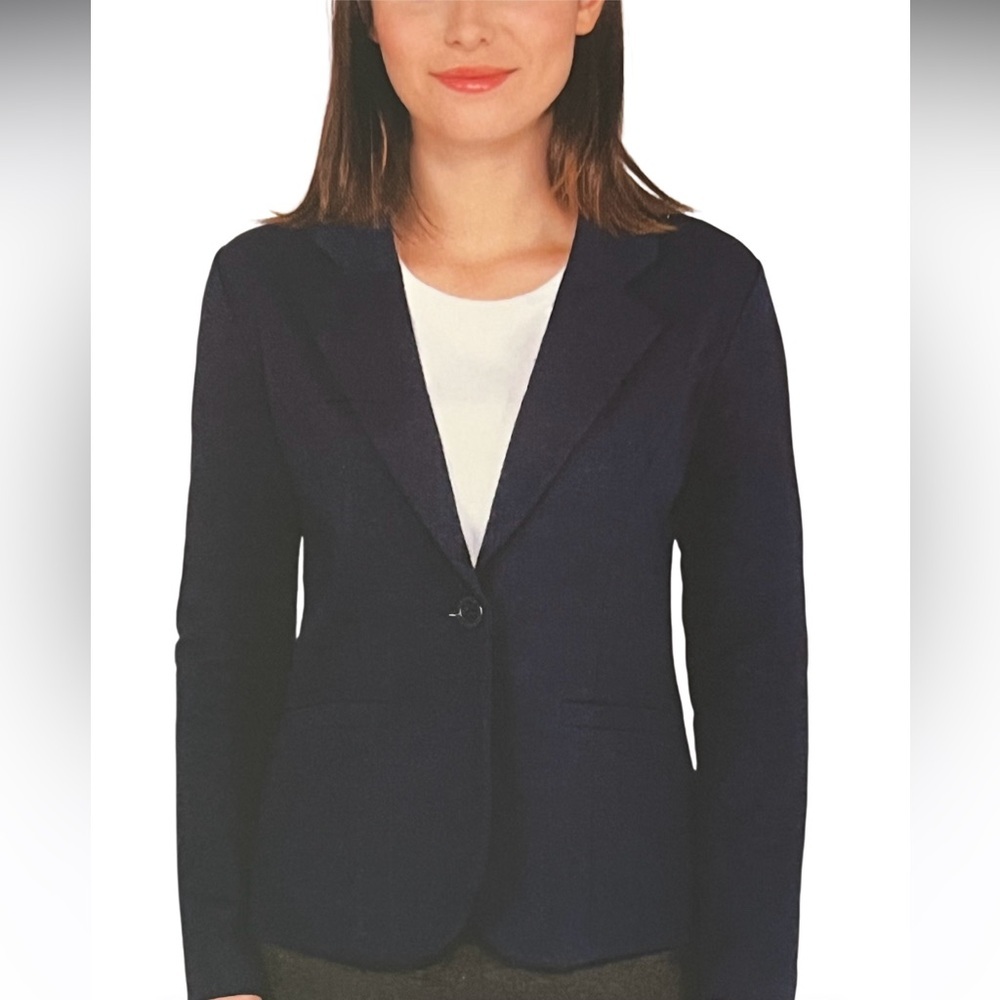 NEW Nicole Miller Navy Blazer - Single Button